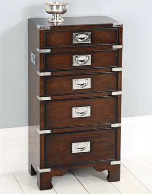 REH Kennedy Military Five Draw Chest 4205
